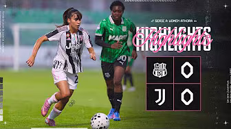 HIGHLIGHTS Serie A Women Athora | Sassuolo 0-0 Juventus Women | Matchday 1