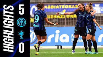 MANITA NELLA PRIMA DI CAMPIONATO 🤩🖤💙  | INTER 5-0 TERNANA | SERIE A WOMEN | HIGHLIGHTS