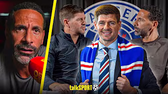 "MY BIG BET..." Steven Gerrard would ACCEPT the Rangers job if offered it, believes Rio Ferdinand!