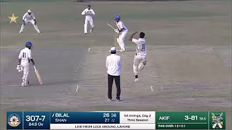Watch left-arm pacer Akif Javed's bowling in domestic cricket 🎥