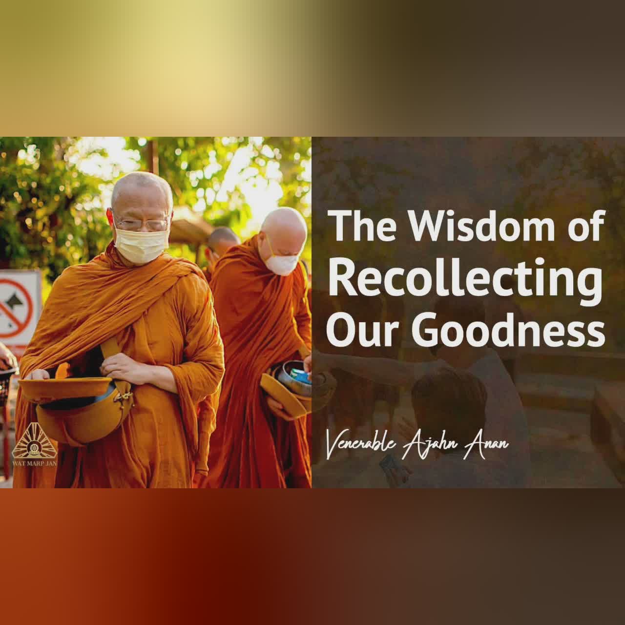 The Wisdom of Recollecting Our Goodness | Ajahn Anan | 12 Apr 2020