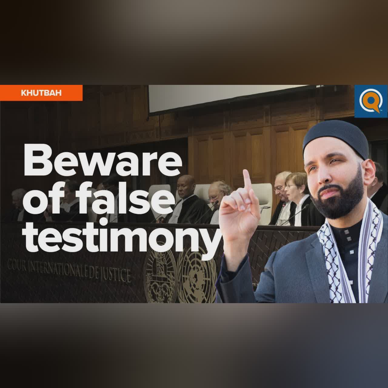 The Most Underestimated Major Sin | Khutbah by Dr. Omar Suleiman