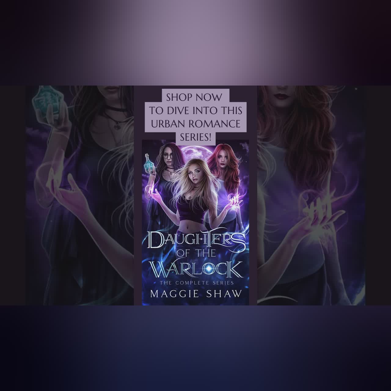 Daughters of the Warlock by Maggie Shaw #urbanfantasy #secretheir #closeddoorromance
