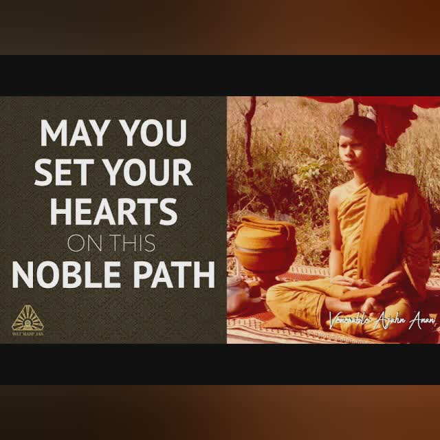 May You Set Your Hearts on this Noble Path | Ajahn Anan | 08 Aug 2021