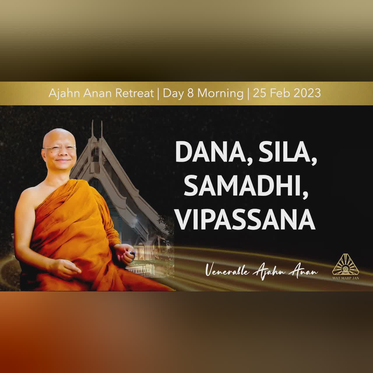 Parting Encouragement from Luang Pu Boonchu | Online Retreat Feb 2023 | Day-8 Morning