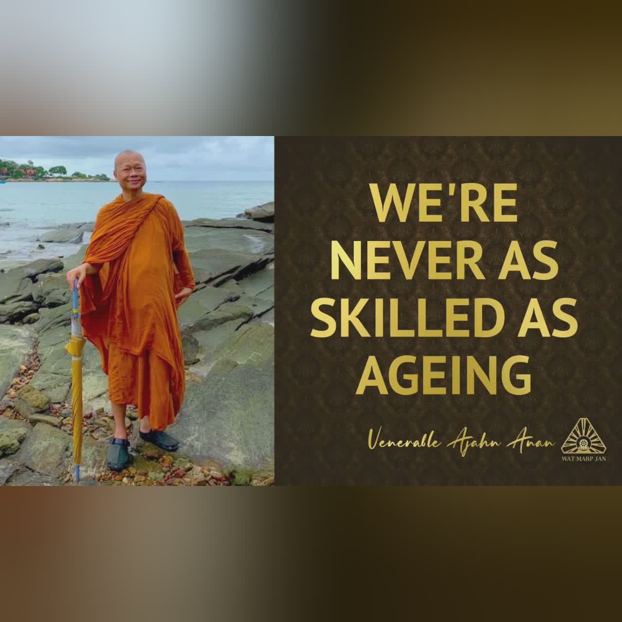 We're Never As Skilled As Ageing | Ajahn Anan | 22 June 2022