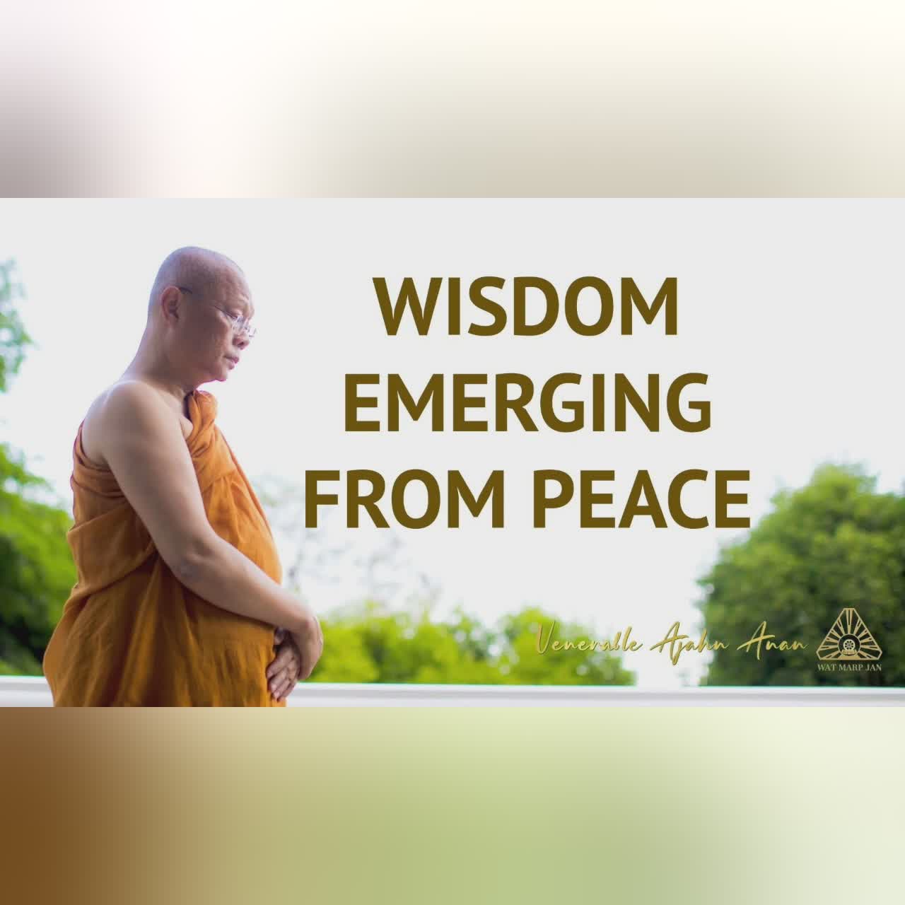 Wisdom Emerging from Peace | Ajahn Anan | 16 July 2022