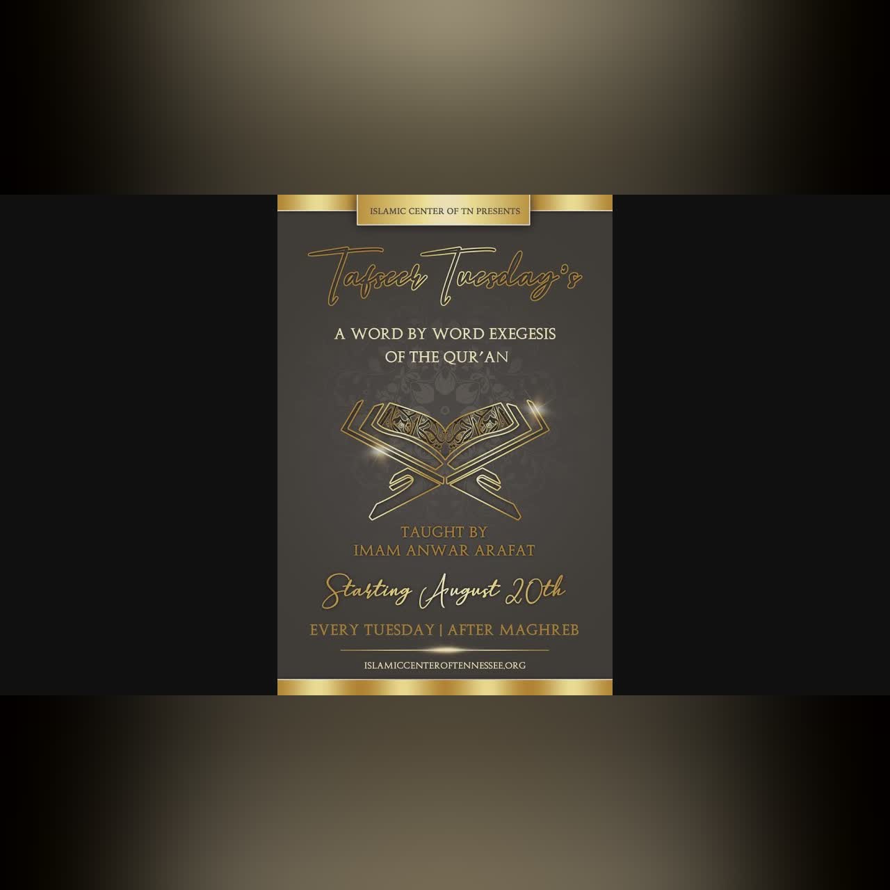 Tuesday Tafseer With Imam Anwar Arafat Part #2