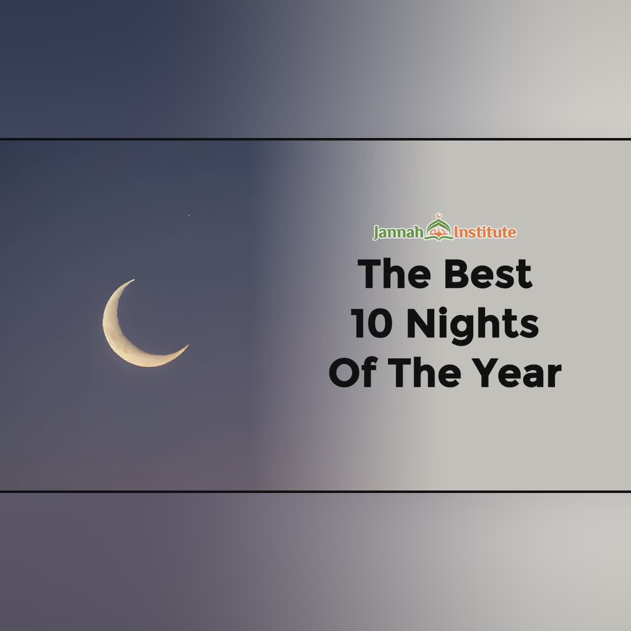 Must Watch! The Best Nights of the Year! I Sh Dr Haifaa Younis I Jannah Institute