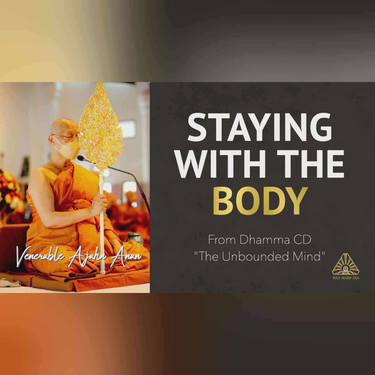 The Unbounded Mind: Staying with the Body | Ajahn Anan