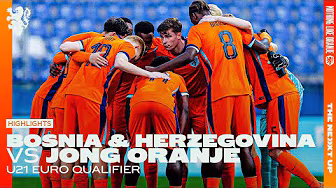 Draw in Sarajevo. ⚖️ | Highlights Bosnia & Herzegovina - Jong Oranje