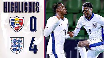 Young Lions Hit Four! | Moldova U21 0-4 England U21 | UEFA EURO U21 Qualification