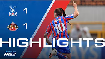 Women's highlights | Palace 1-1 Sunderland