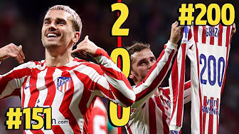 All of Griezmann’s 200 goals as an Atlético de Madrid player: from 151 to 200