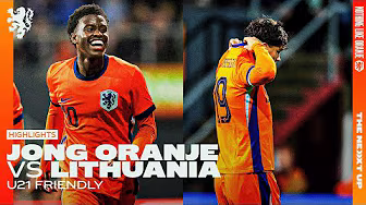 Babadi & Van Bergen on the scoresheet! 😎 | Highlights Jong Oranje - Lithuania