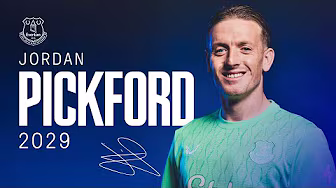 Jordan Pickford signs new Everton contract! ✍️