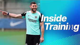 Brighton's Inside Training | Spirits Are HIGH As Internationals Return