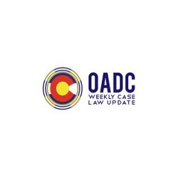 OADC Weekly Case Law Update