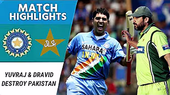 Yuvraj & Dravid Destroy Pakistan | Yuvraj Singh’s Glorious, Dravid Masterclass Chase Down Pakistan!