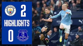 Haaland brace denies Blues | Extended highlights: Man City 2-0 Everton