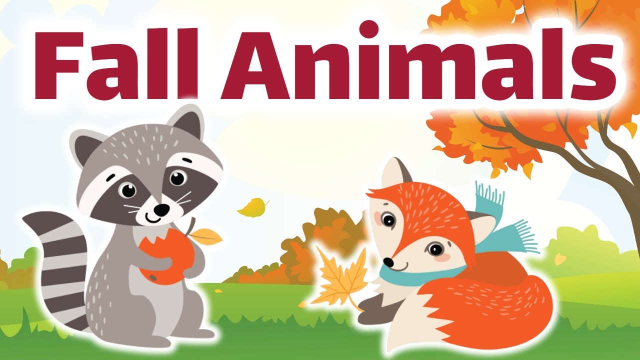 Fall Animals for Kids | Autumn Lesson Video