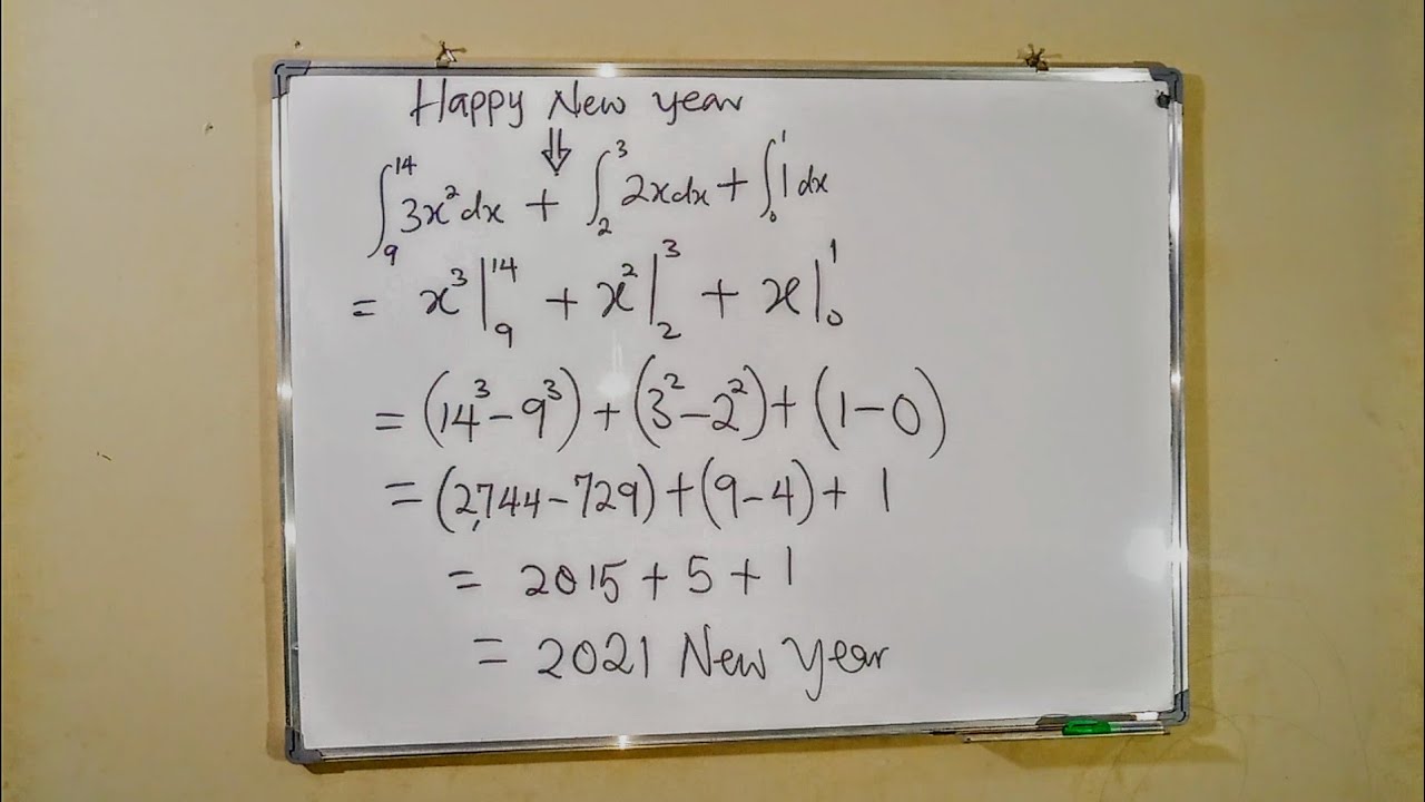 Happy Ney Year 2021 Mathematics