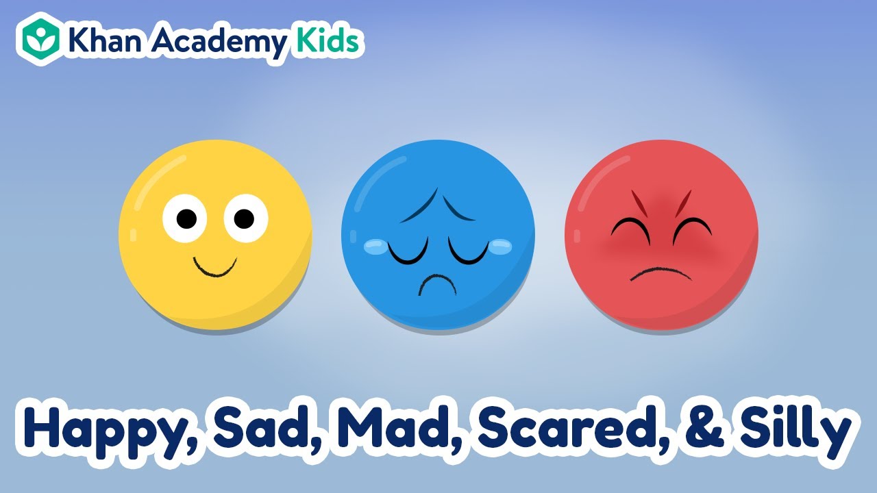 Happy, Sad, Mad, Scared, & Silly | Feelings and Emotions for Kids | Khan Academy Kids