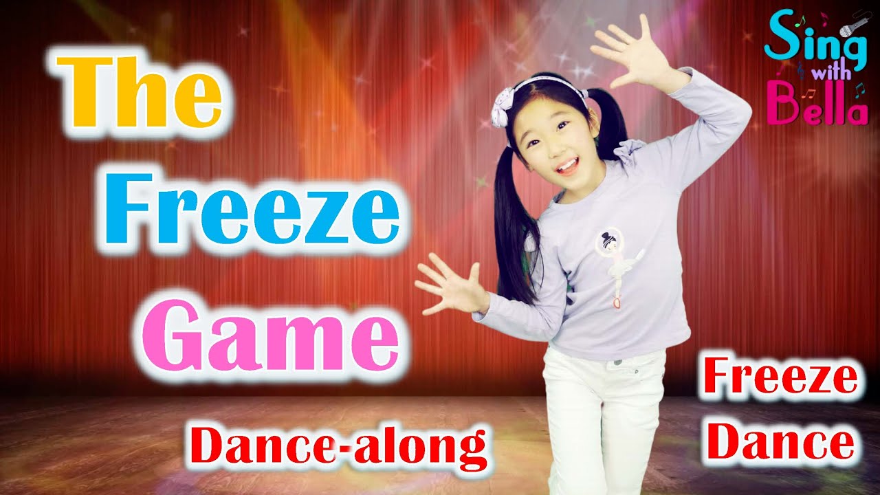 The Freeze Game  Freeze Song with  Lyrics and Actions | Freeze Dance for Kids |Sing with Bella