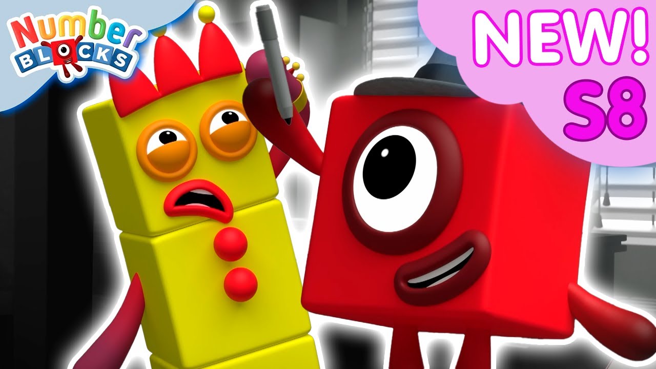 The Third button - Fun Full Episode | Brand NEW Series 8 Episode 1 | Numberblocks