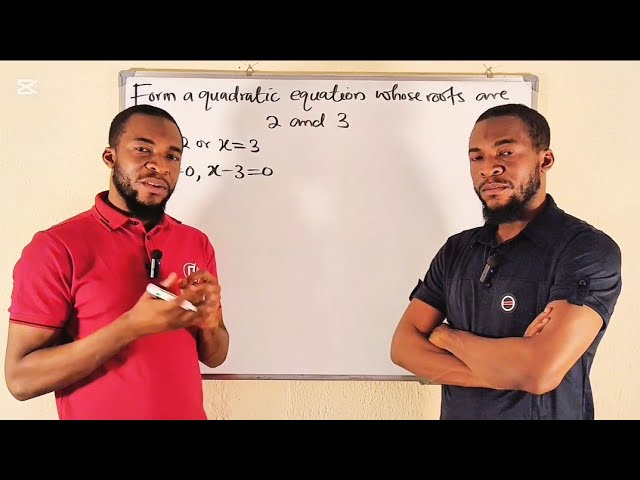 Forming Quadratic Equation in two different ways