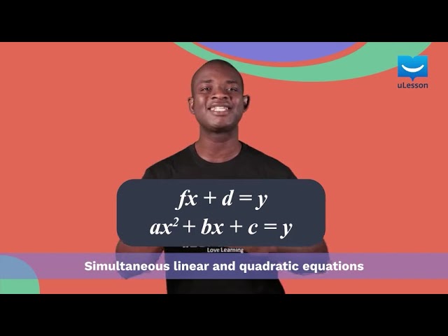 Quadratic linear Equations 1