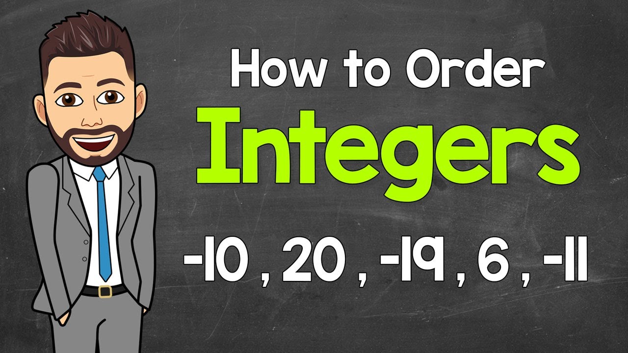 Ordering Integers | Math with Mr. J