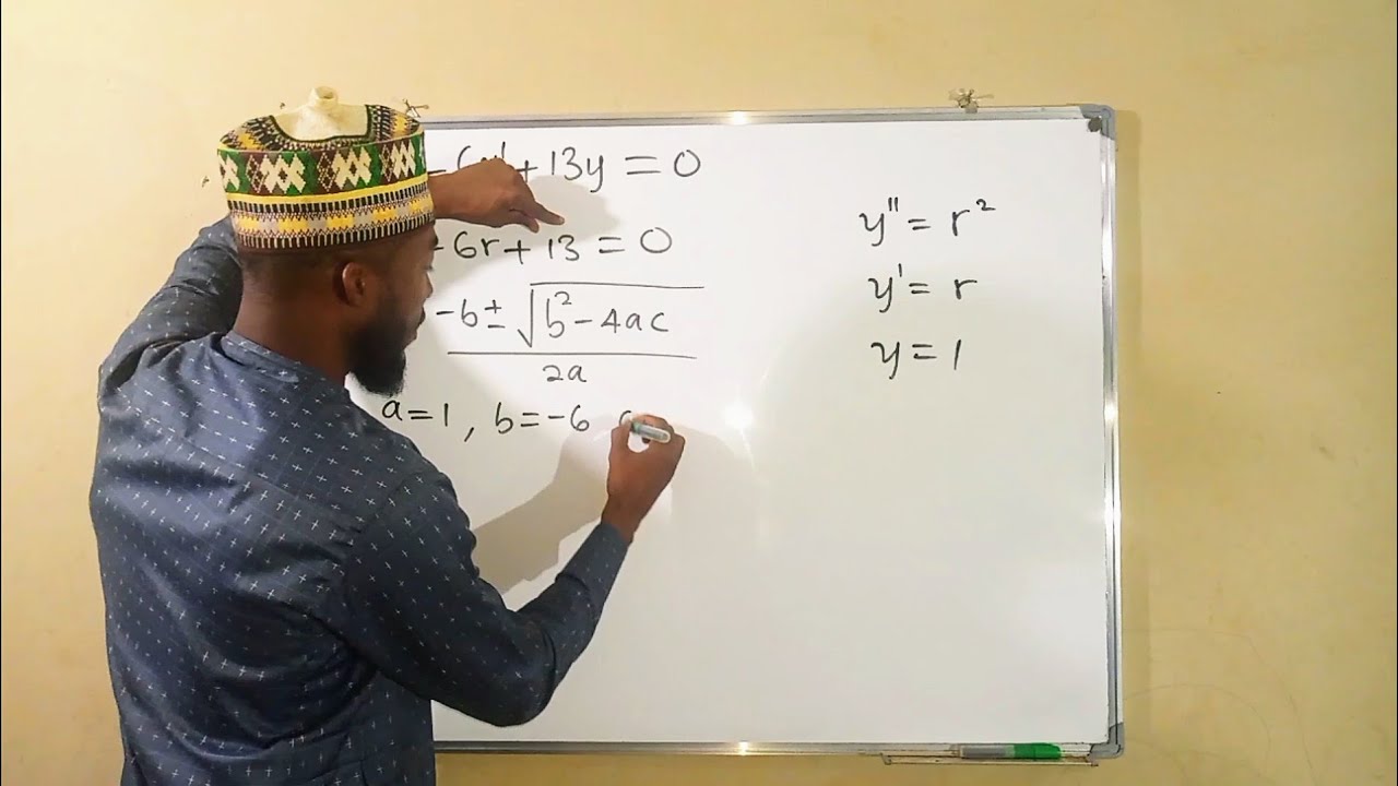 How To Solve Second Order Linear Homogeneous Differential Equation | Involving Complex Roots