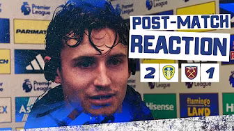 “I’m proud of my mentality and the group” | Brenden Aaronson | Leeds United 2-1 West Ham United