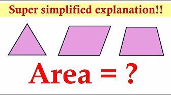 Deriving Formula of Area of Triangle, Parallelogram, and Trapezoid