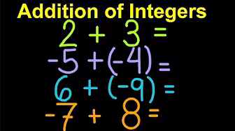 Addition of Integers (English)