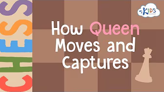 How Queen Moves and Captures | Chess Lessons for Beginners | Kids Academy
