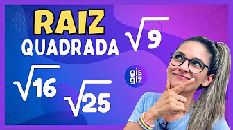 RAIZ QUADRADA 6 ANO| RAIZ QUADRADA EXATA |  \Prof.Gis/