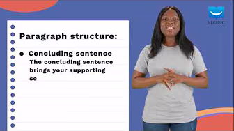 Developing Good Paragraphs