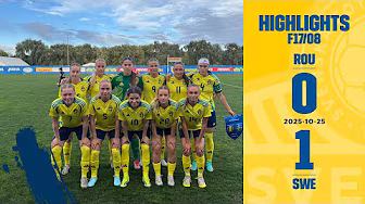 Highlights F17/08 Rumänien-Sverige 0-1