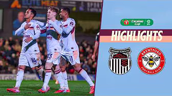 Five-star Bees head to the Quarters! 🤩 | Grimsby Town 0-5 Brentford | Carabao Cup Highlights