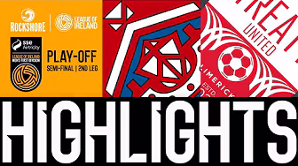 SSE Airtricity Men's First Division Play-Off Semi-Final | Cobh R (1) 1-1 (2) Treaty Utd | Highlights