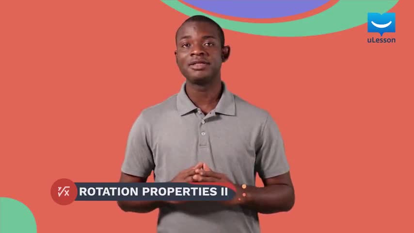 Transformational Geometry-Transformation Properties of Plane Shapes -9-Rotation Properties 2