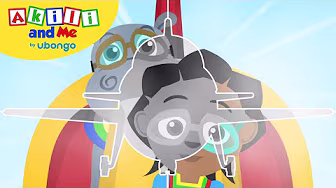 STORYTIME: Akili and the Airplane | New Words with Akili and Me | African Educational Cartoons
