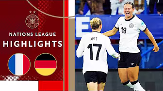 FINALE for Germany! | France vs. Germany 2-2 | Highlights | Nations League Semifinal Second Leg