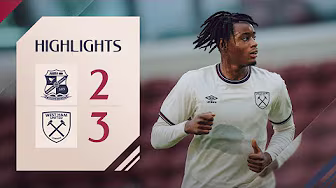 Swindon Town 2-3 West Ham United U21 | Vertu Trophy Highlights