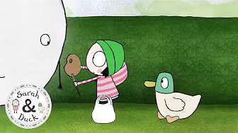Sarah & Duck - Series 1 - Episode 34 - Moon Paint