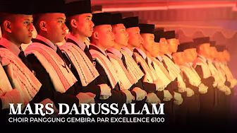 Mars Darussalam - Choir Panggung Gembira par excellence 6100 | Generasi 100 tahun Gontor