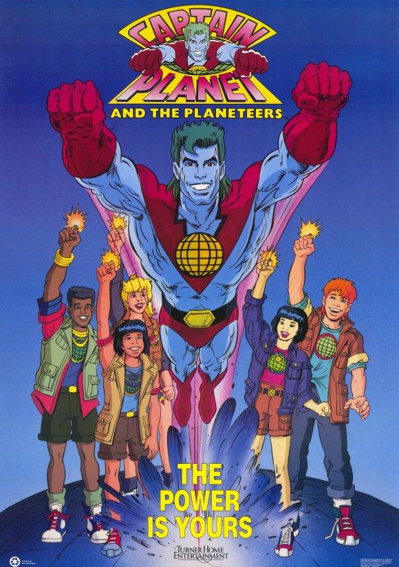 Poster Captain Planet and the Planeteers S1-S6