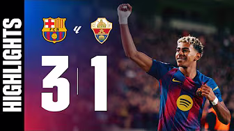 FC BARCELONA 3 vs 1 ELCHE | LALIGA 2025/26 MD11 🔵🔴